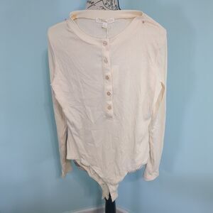 Cloud ten ribbed bodysuit new with tags large